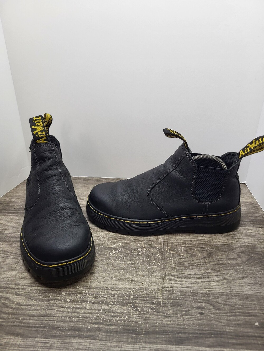 Dr. Martens Hardie Black Pit Chelsea Boots US Men's Size 8 Women's 9
